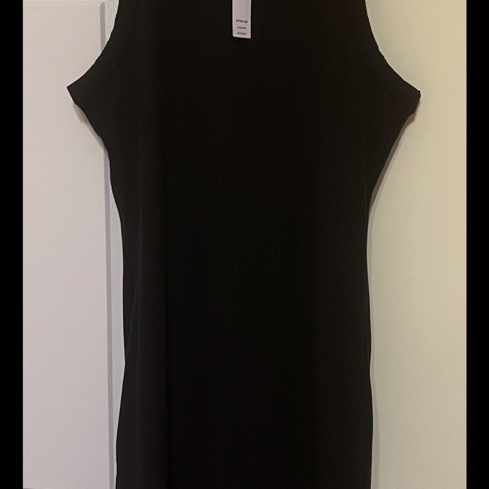 PINK Victoria's Secret Chic Black Strapless Dress